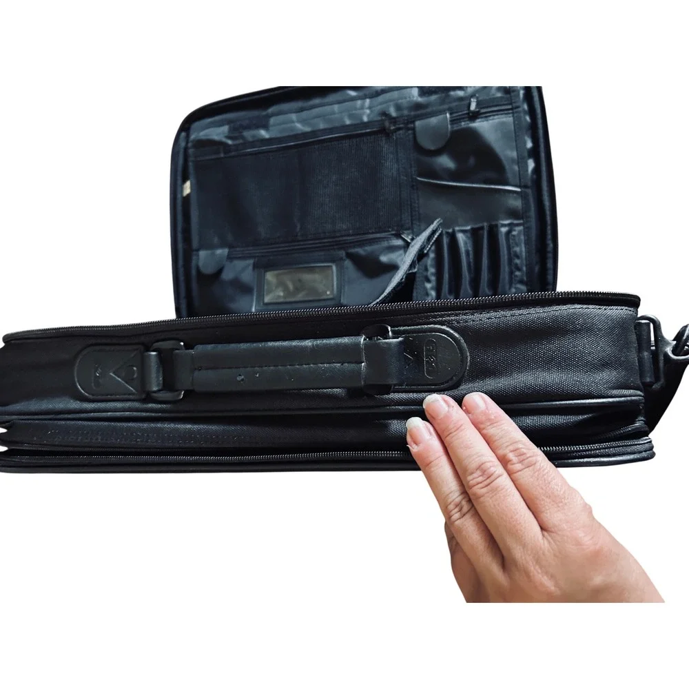 Dell Laptop Messenger Bag Unisex Large Black Excellent Professional Organizer